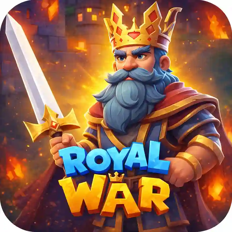 Royal War Slot Game Logo